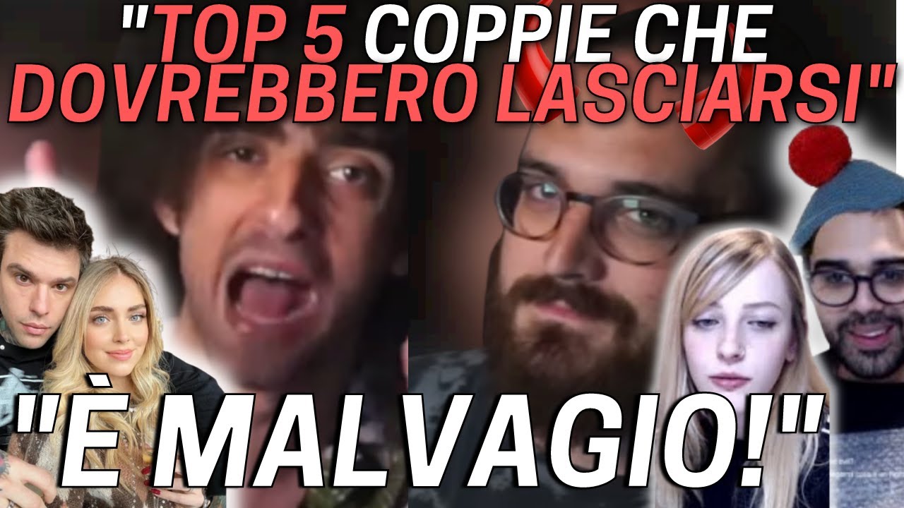 MARCO MERRINO CHIEDE a MARIO STURNIOLO la TOP 5 COPPIE di TWITCH ITALIA che DOVREBBERO LASCIARSI