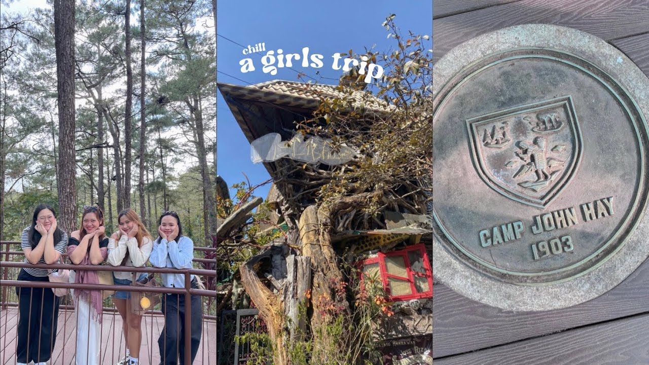 girl’s trip: baguio 🍓 ili-likha, mines view, night market, camp john hay, secret garden