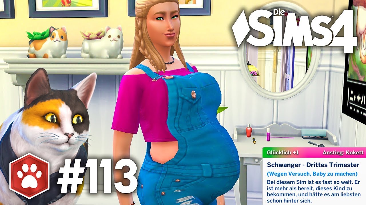 Hoch Schwanger 🤰 Kommt das Baby? | Let's Play Die Sims 4 Hunde & Katzen #113