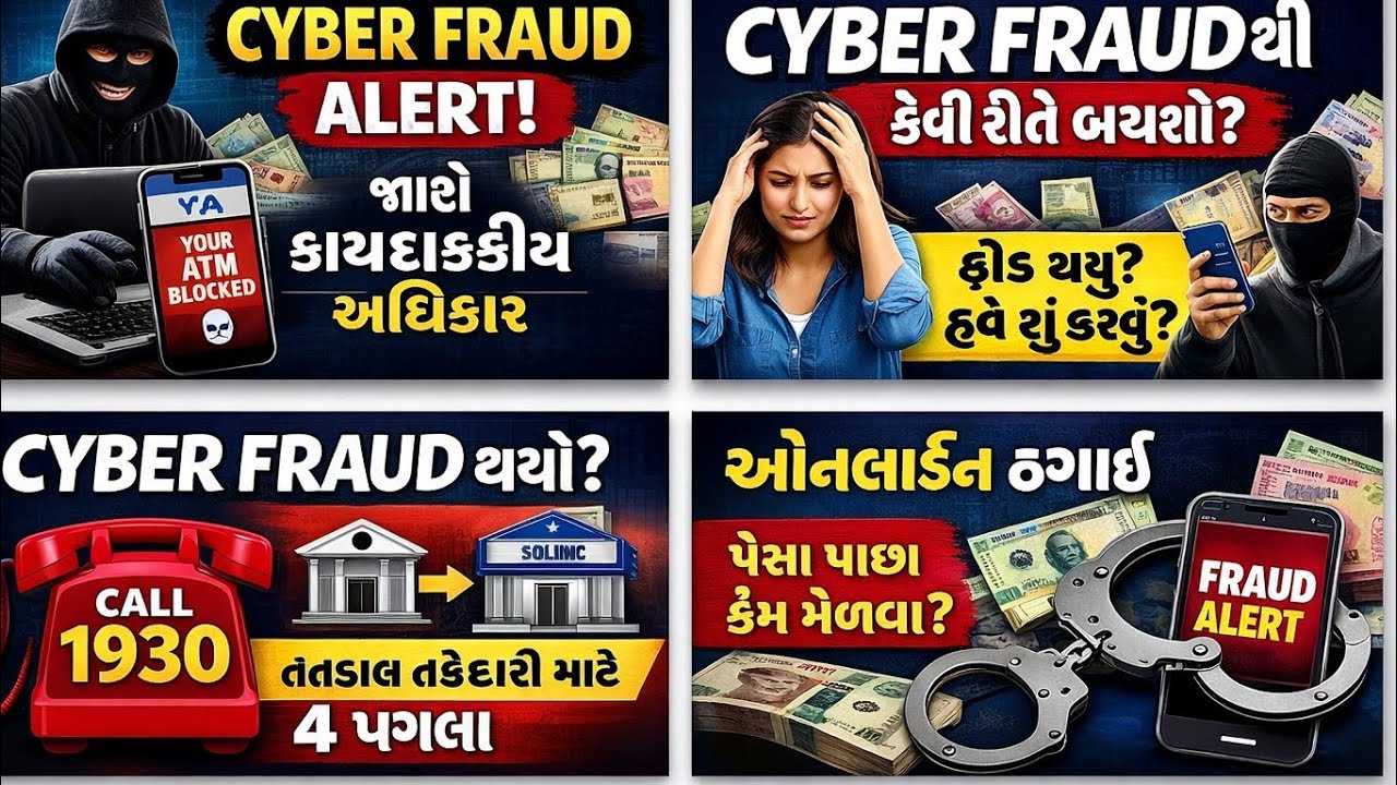 Online Fraud થયો છે? તરત આ 4 પગલાં લો