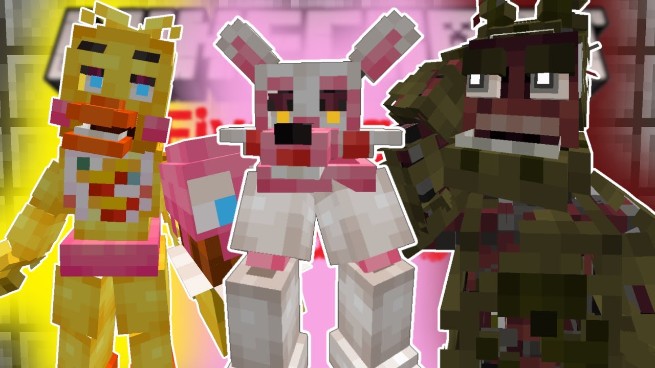 THIS MINECRAFT FNAF MOD UPDATE HAS SO MANY ANIMATRONICS