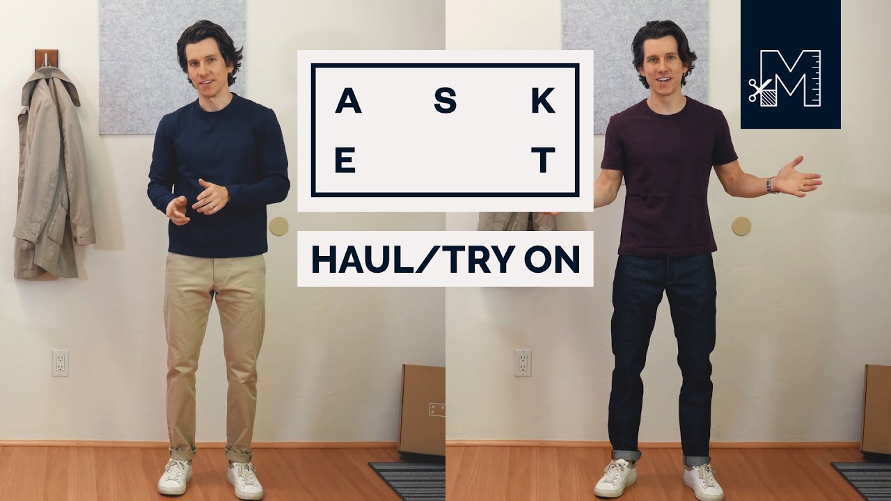 ASKET Haul Try-On, Round 2 // High Quality Basics for Men