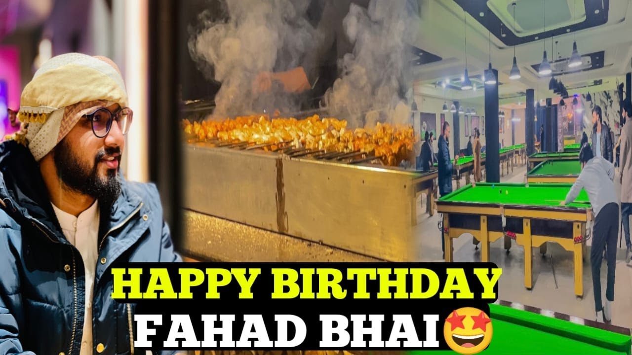 Fahad Bhai’s Birthday Celebration 🎂 | Dinner, Snooker & Cousins Fun😍