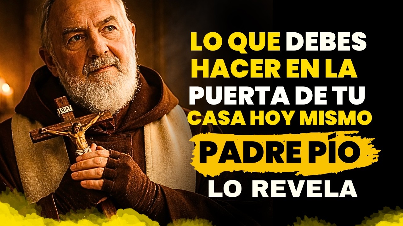 💕😍 LO QUE DEBES HACER EN LA PUERTA DE TU CASA HOY MISMO – PADRE PÍO LO REVELA