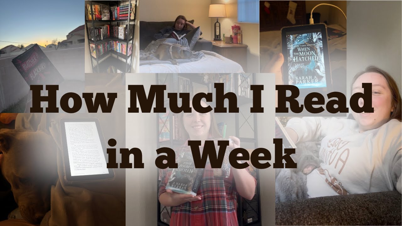 How Much I Read in a Week