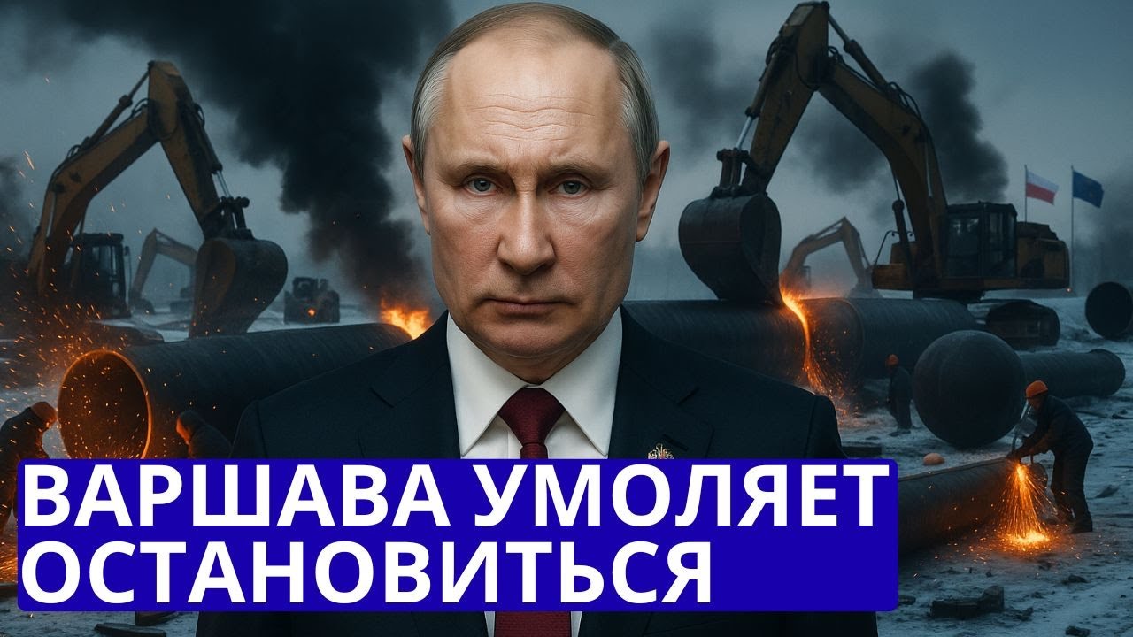 Экстренная новость Варшава в панике Россия демонтировала газопровод в Европу  Польша в шоке, рынки р