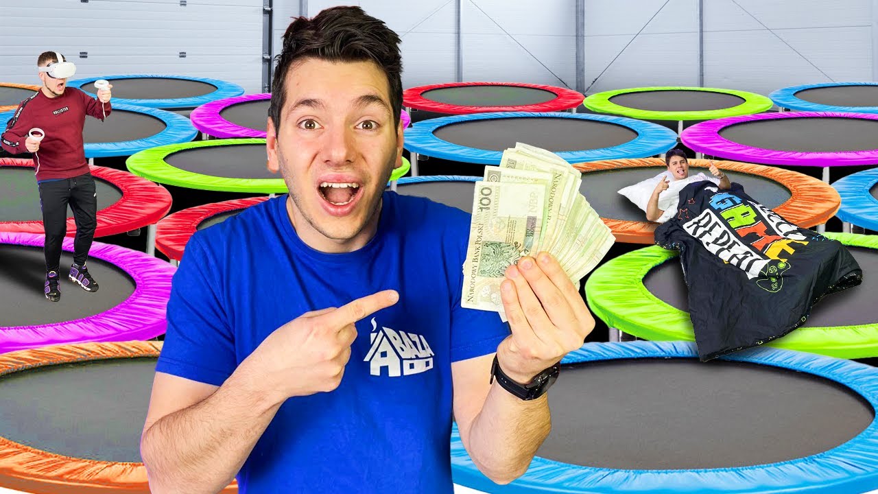 KTO OSTATNI ZEJDZIEE Z NASZEGO PARKU TRAMPOLIN WYGRYWA 10.000 ZŁ!