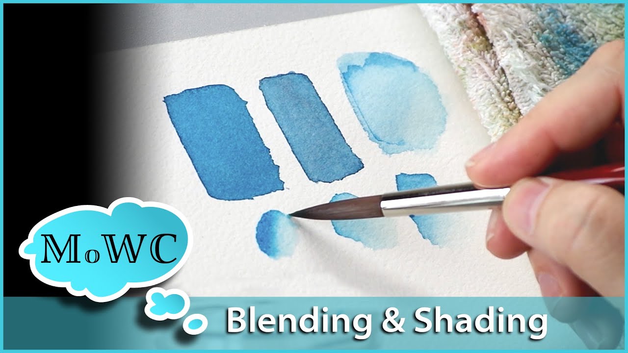 How to Blend Watercolor Paint Wet on Dry