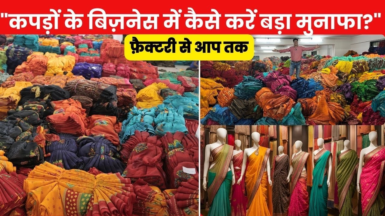 सूरत की सबसे बड़ी फैक्ट्री | साड़ी फैक्ट्री | असली realmanufacturer