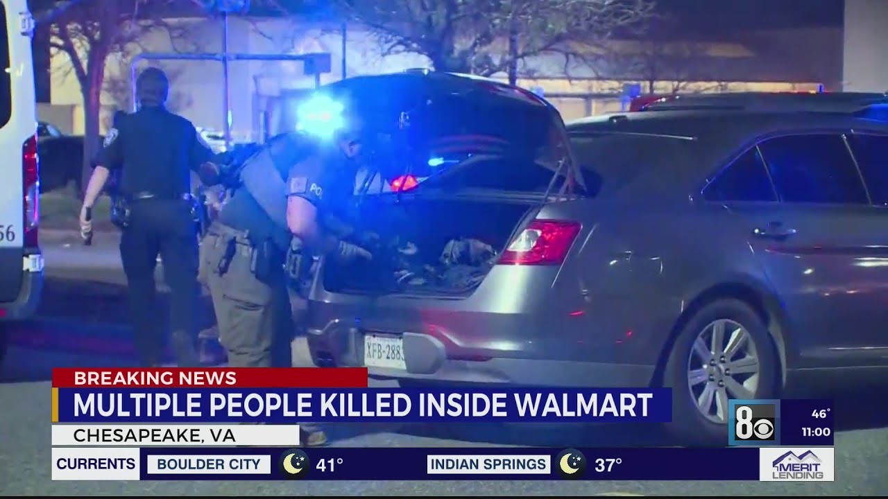 Chesapeake Walmart mass shooting: Multiple fatalities, injuries