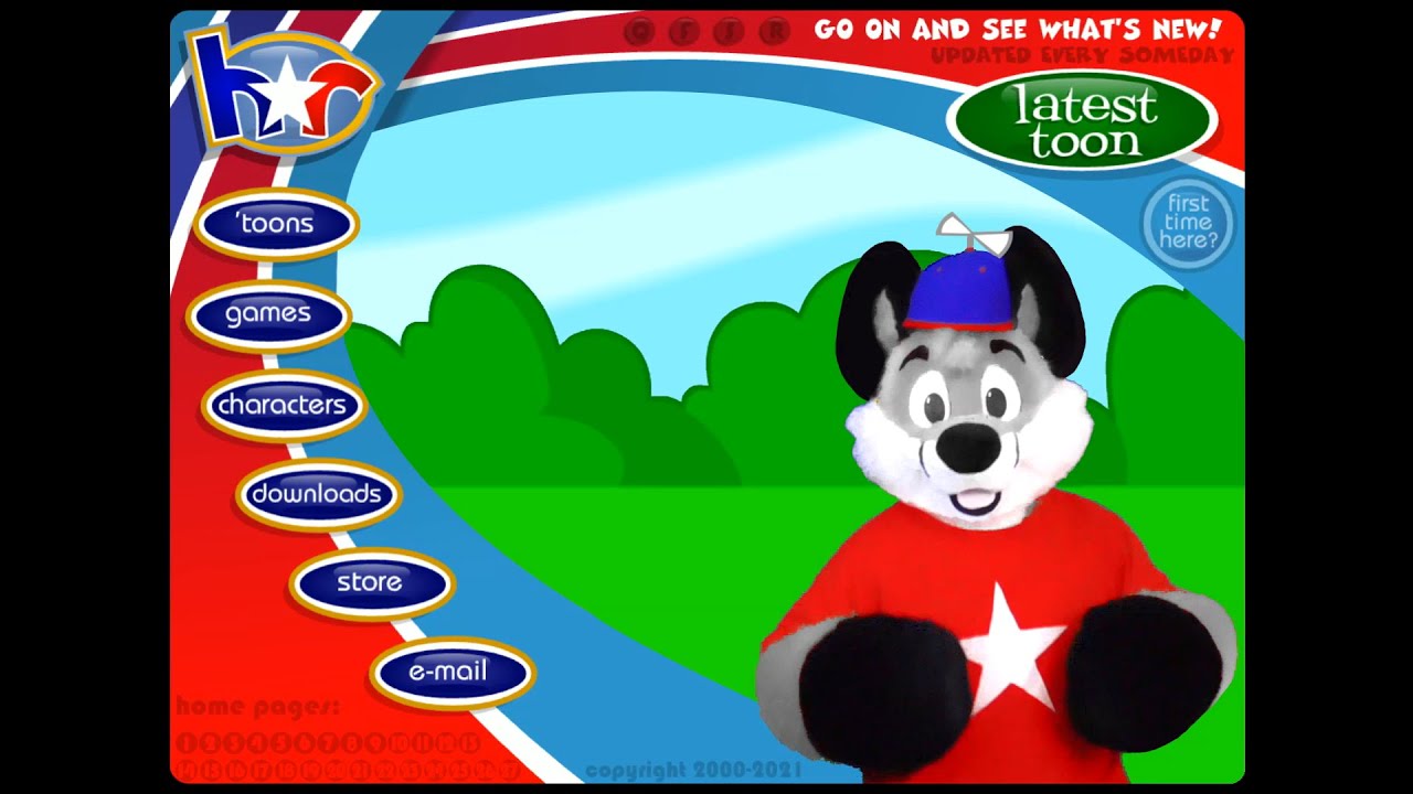 Homestar Runner Main Page  (Halloween Costume)