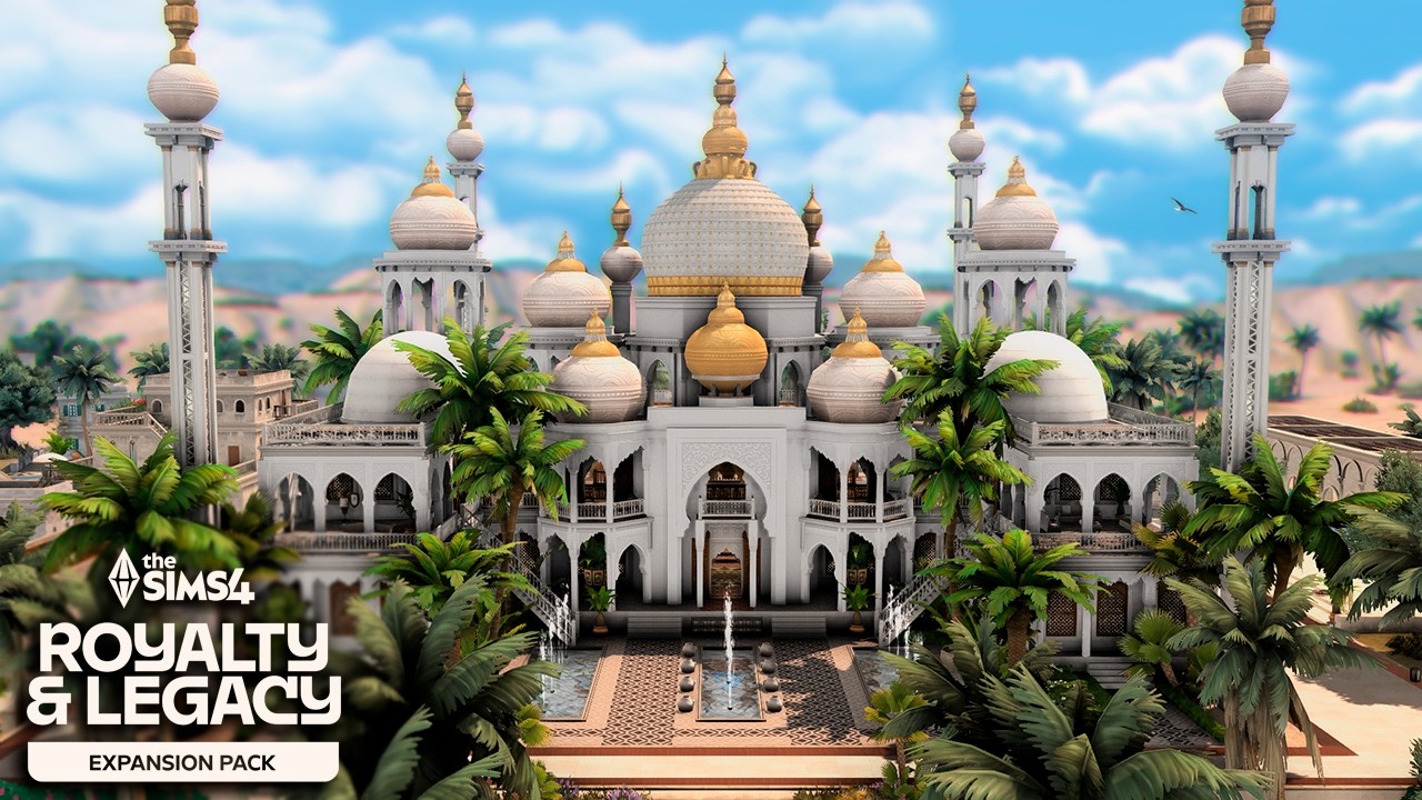 MOROCCAN PALACE (NO CC) 👑 - The Sims 4 Royalty and Legacy Relaxing Speed Build