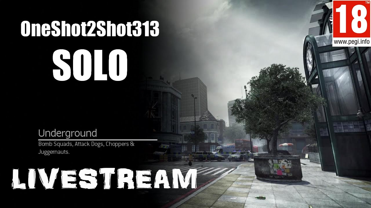 MW3 Survival Solo Underground (18 As Specified By The Developers)