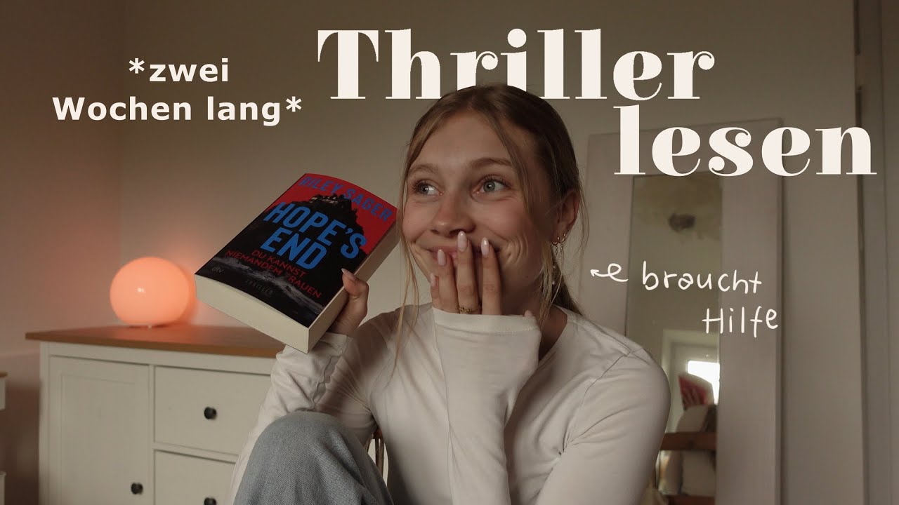 Ich lese zwei Wochen lang nur Thriller! // Reading Vlog 🦇✨🪐