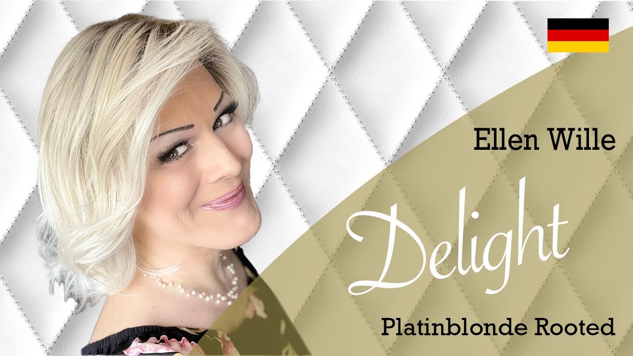 Ellen Wille Delight Mono Part Perücke in Platinblonde Rooted (Review deutsch)