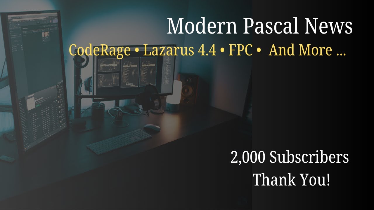 Новости современного Pascal! Lazarus 4.4, запуск CodeRage, Double Commander и многое другое