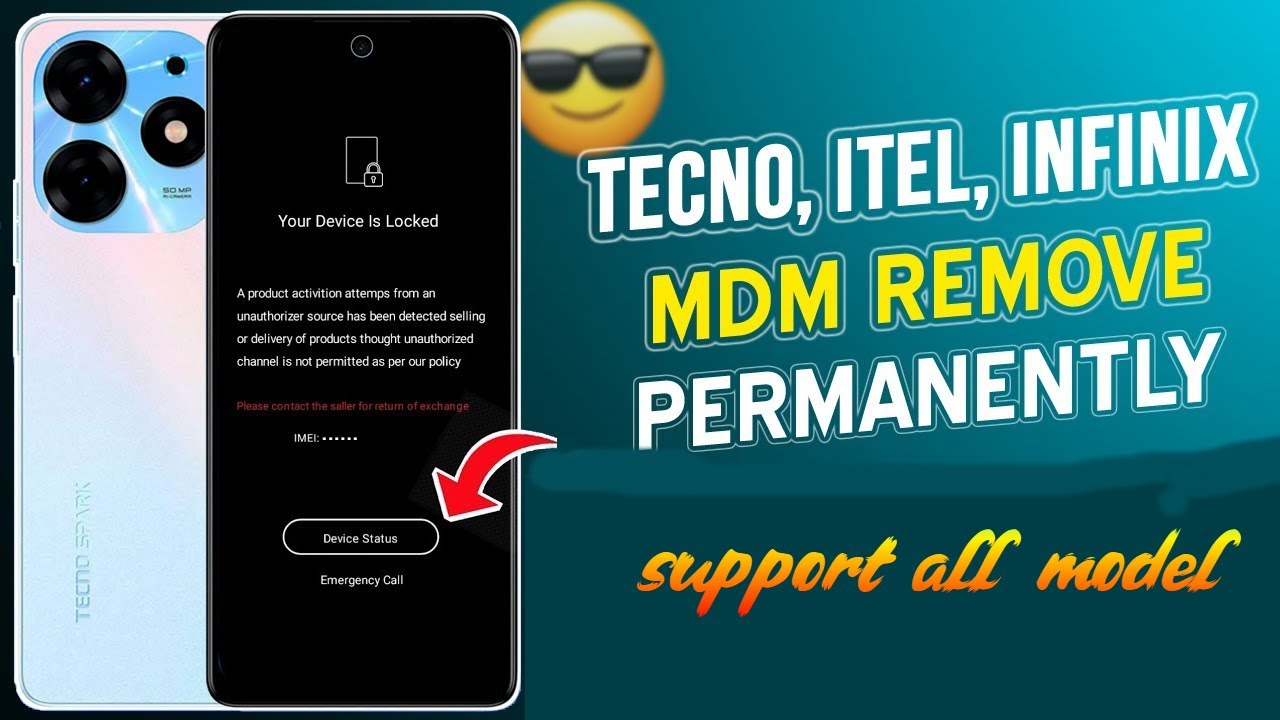 Tecno/iTel/Infinix MDM Remove | Permanent Unlock by IMEI | No Flashing Needed#mdm #smartphone