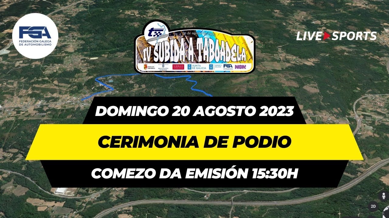 IV SUBIDA A TABOADELA 2023 Cerimomia de podio