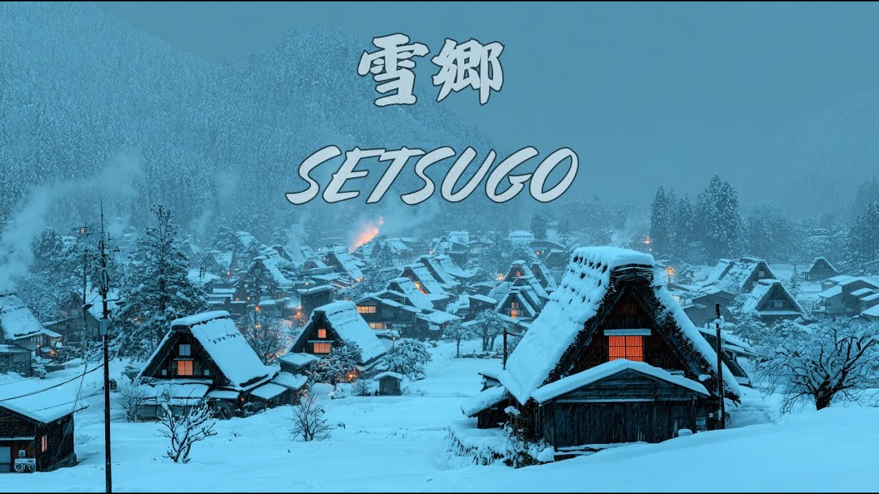 [SETSUGO] Snow Village – 雪郷❄️ | Japanese Zen Music | relax think study work