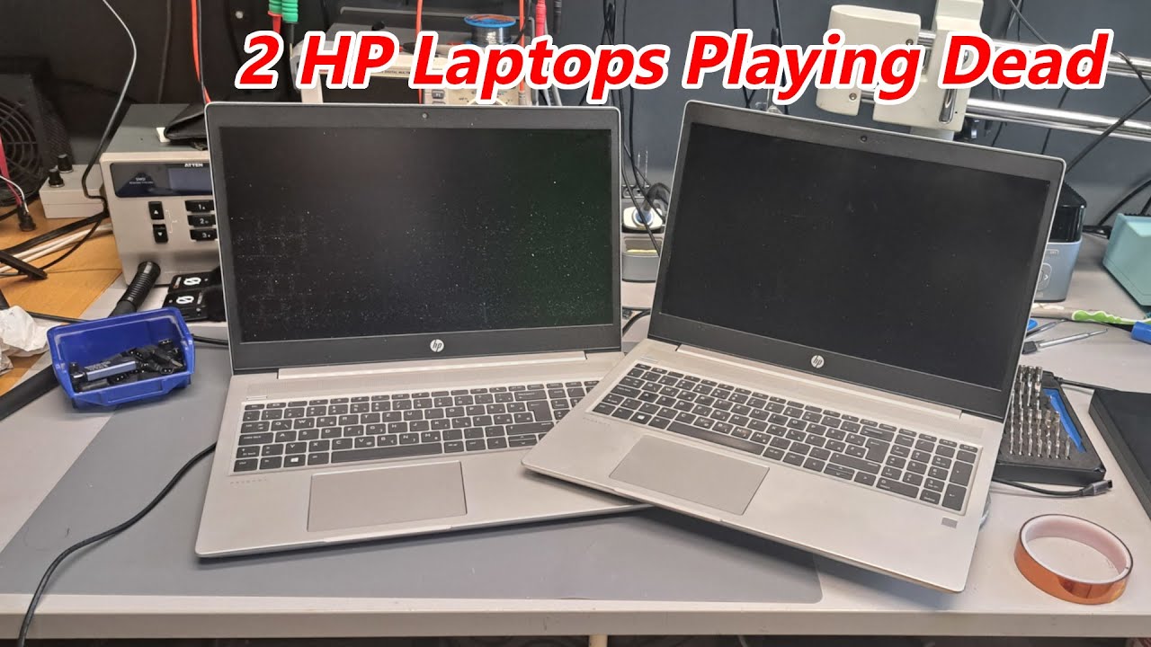 Fixing TWO Identical HP Laptops That Won&rsquo;t Turn On | Double Trouble, Double Fix - HP ProBook 455R G6