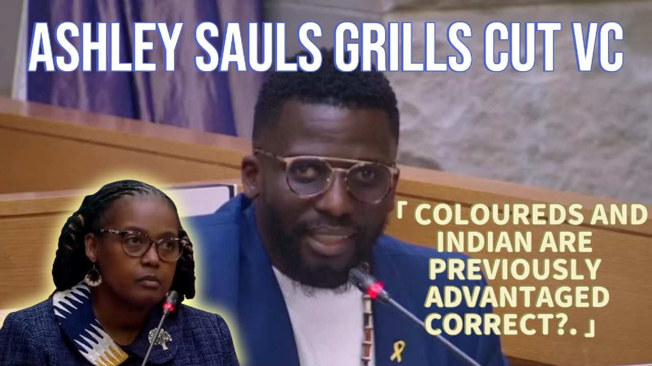 ASHLEY SAULS VS CUT VICE CHANCELOR ON RACE EQUALITY IN WORKPLACE. QUALIFIED COLOUREDS NOT HIRED