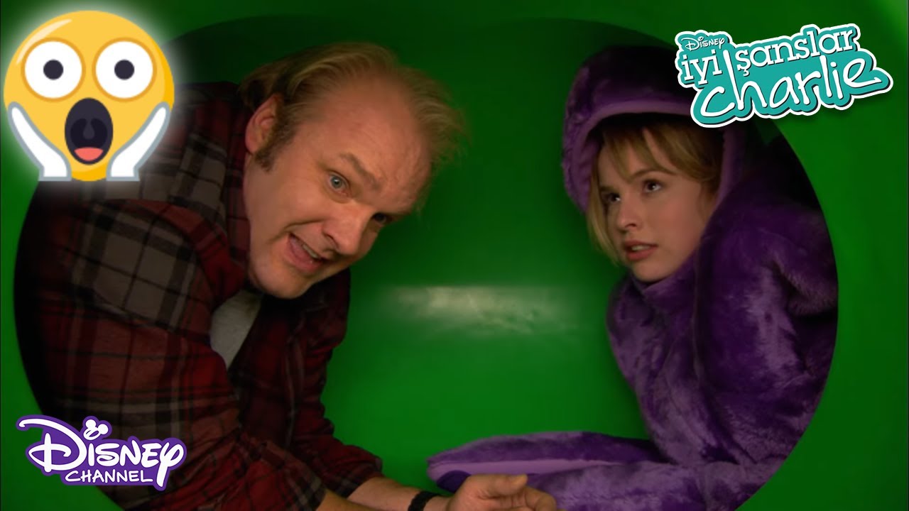 Teddy Kaydırağa Sıkıştı😮😱 | İyi Şanslar Charlie | @DisneyPlusTR