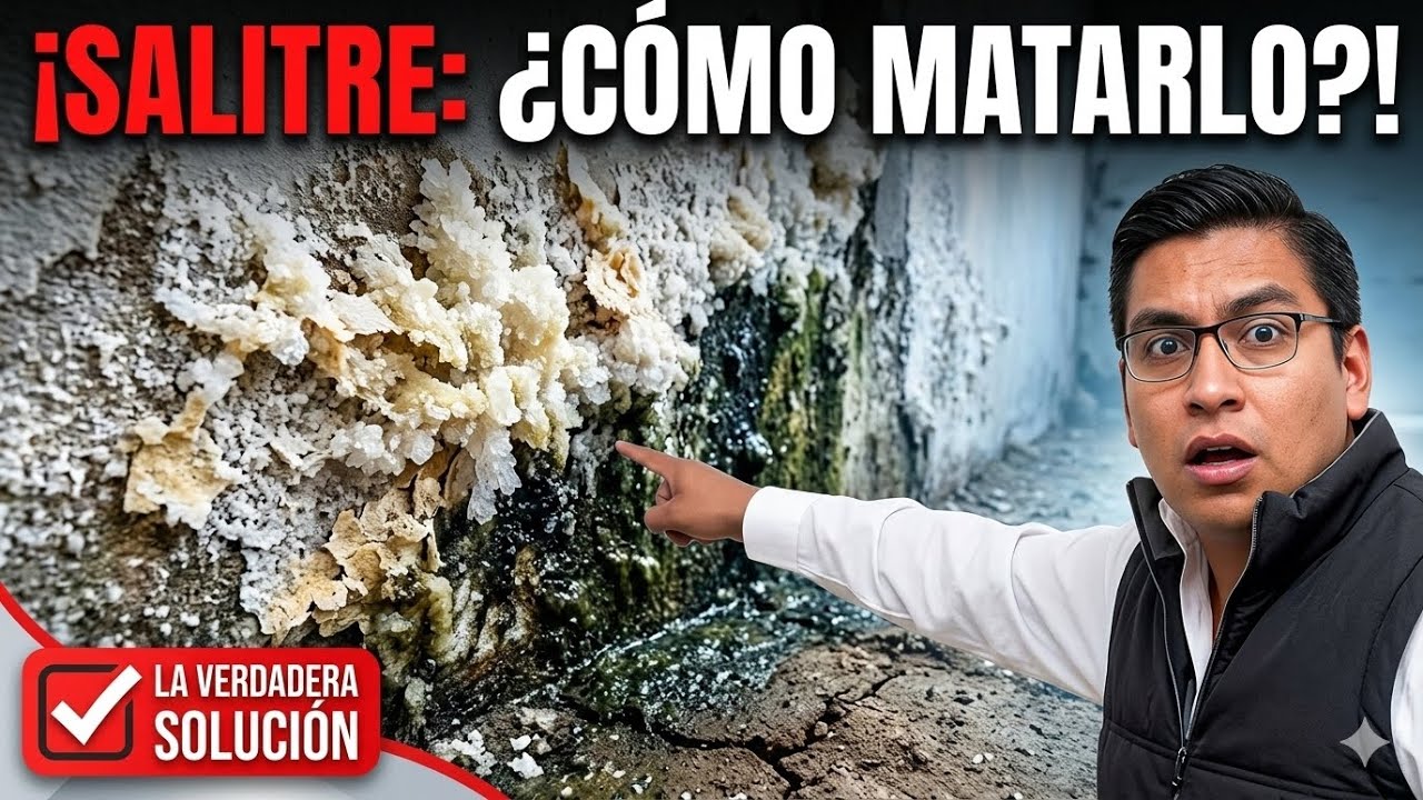 🤮¡QUÉ ASCO! EL SALITRE DESTRUYE TU HOGAR: HAZ ESTO ANTES DE QUE SEA TARDE‼️