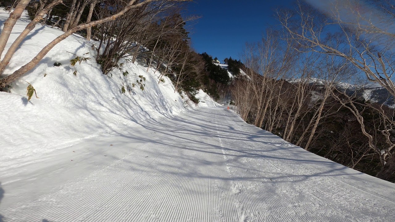 Manza Onsen Ski Hill in Japan