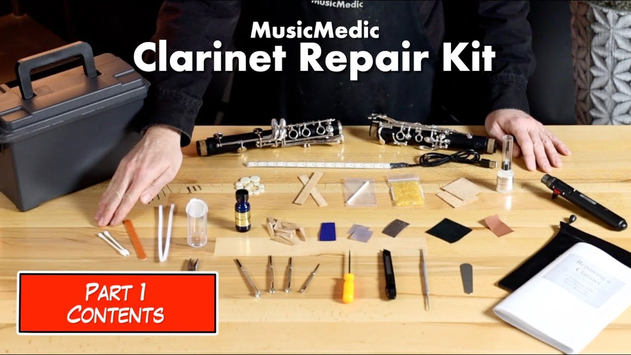 MusicMedic Clarinet Repair Kit Instructions. Part 1:  Contents