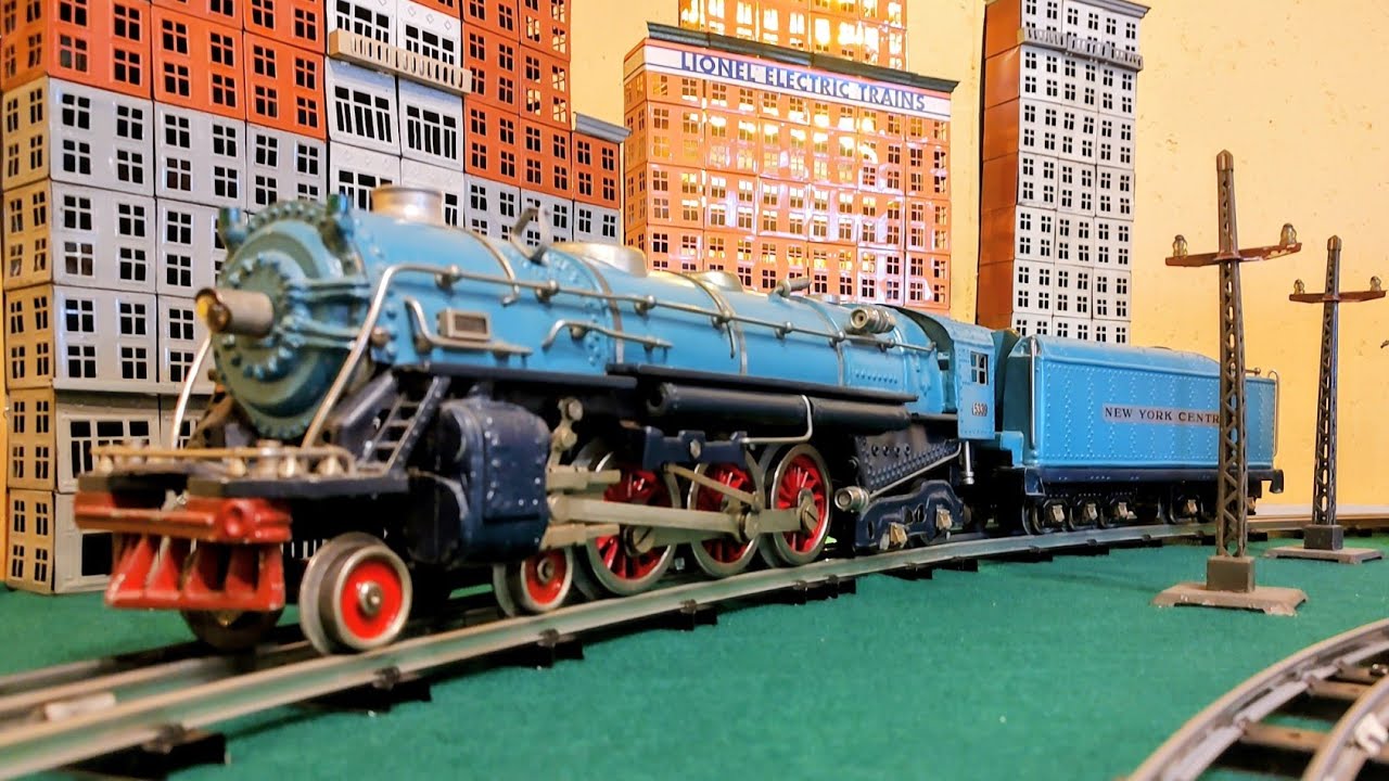 Playing with toy trains standard gauge at George's & SGMA Lionel 1910 through Trainmakers current
