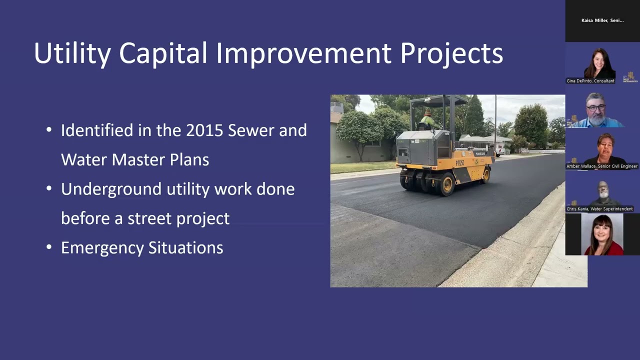 West Sacramento Utility Rate Study Webinar 2025