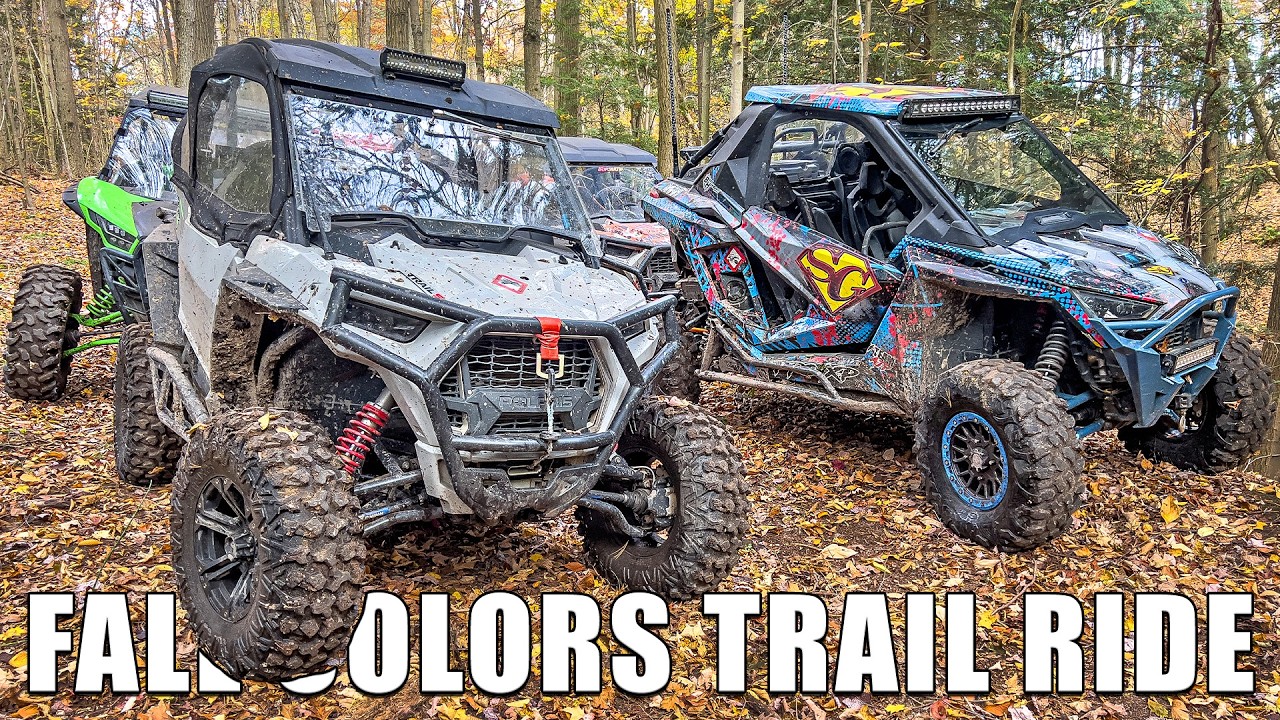 Fall Side by Side Trail Ride: Polaris RZR Pro XP Turbo, Can-Am Maverick X3, Kawasaki KRX 1000 - UTV