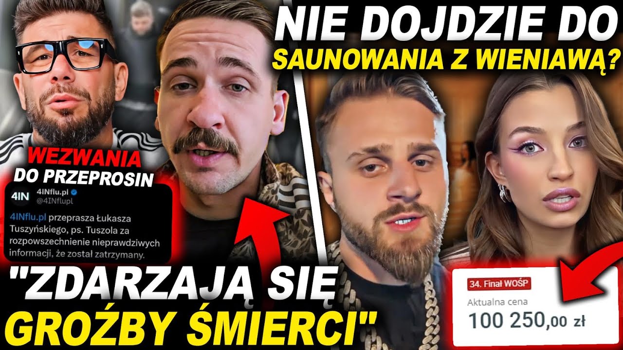 TUSZOL PRZEPRASZA ZA SWOJE ZACHOWANIE! (SZALONY REPORTER, FERRARI, KANAŁ ZERO, WIENIAWA)