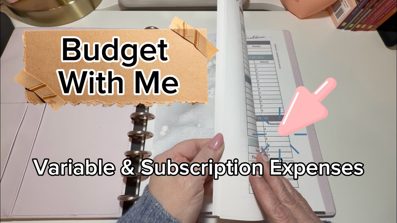 Budget With Me: Variable Expenses & Subscriptions (Real Numbers) | Oh My Goals