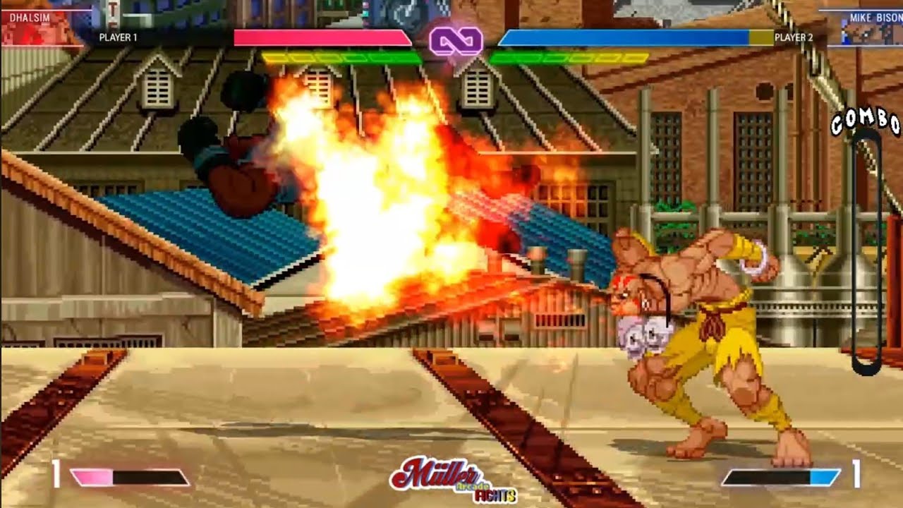 🎮 Дхалсим против Балрога 😱 Психологические игры или чистая сила? 🔥 #StreetFighterII #ArcadeFight ...