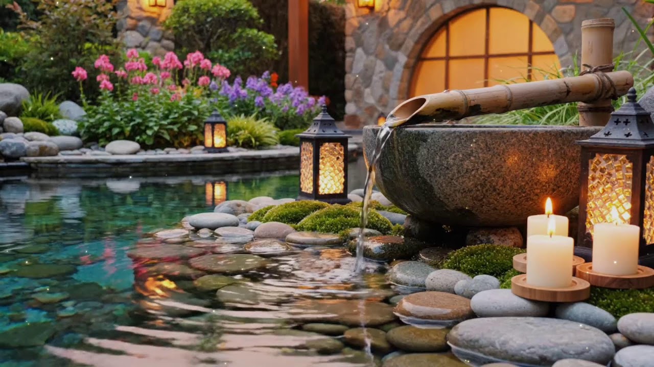 Soothing Piano Music with Gentle Water 🌿 Meditation, Study & Deep Sleep