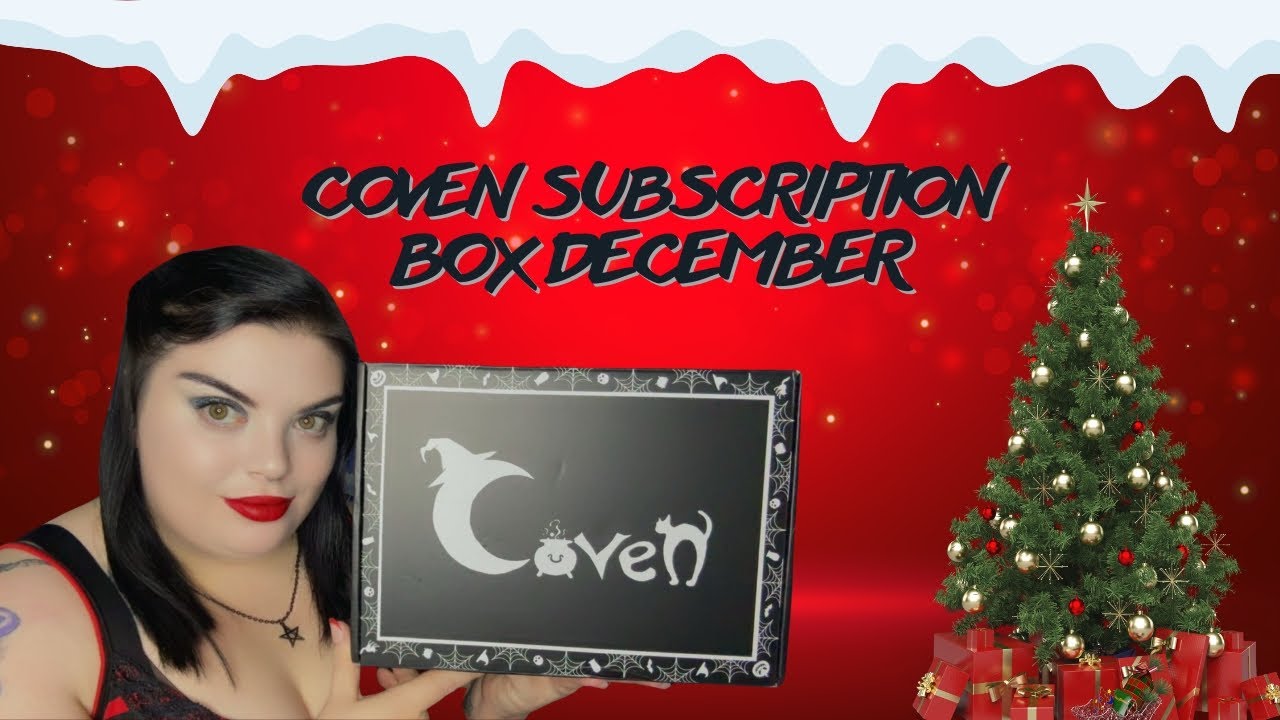 Что внутри подписной коробки COVEN, декабрь 2025: жуткая и уютная распаковка?