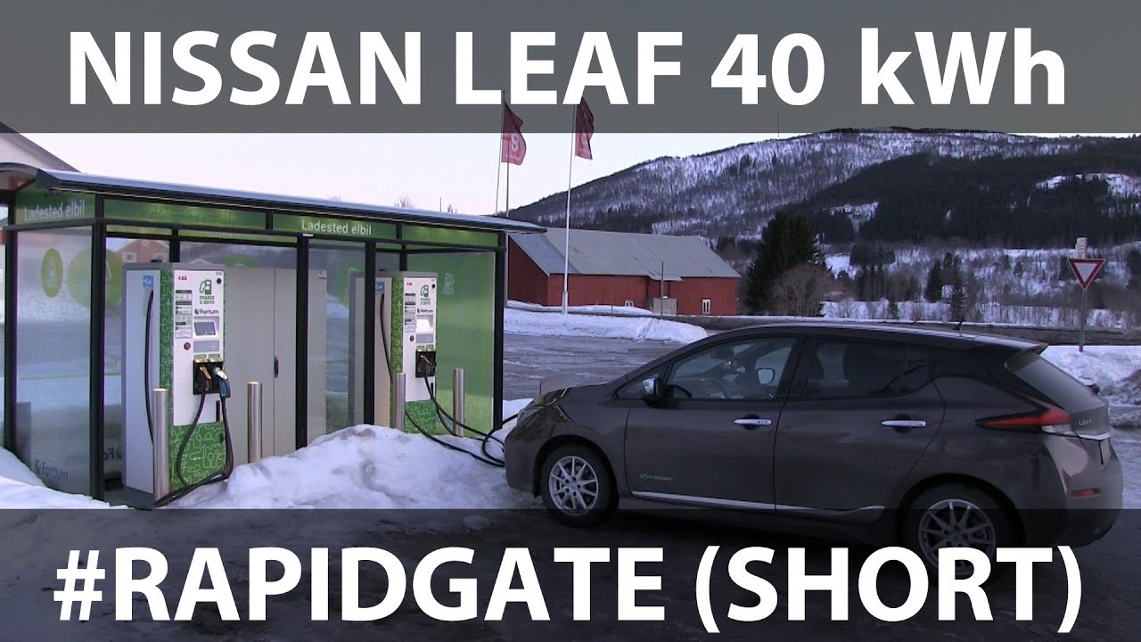 New Nissan Leaf 40 kWh #rapidgate short version