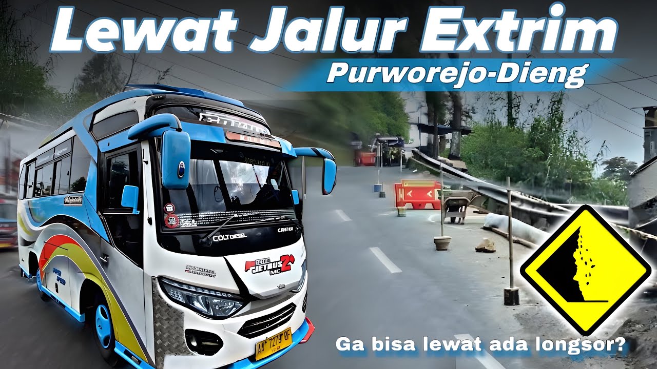 Naik Bus Lokal Menuju Negri Diatas Awan Dieng | Banyak Jalur Ekstrim Dari Purworejo - Wonosobo