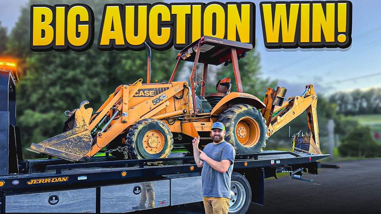 We Bought This at the Auction! (Case Backhoe Score)