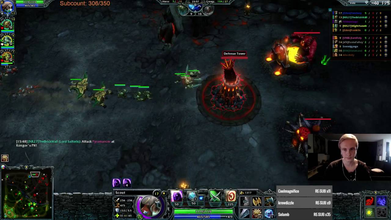 [HoN]Hold the Door! 4v5 Scout