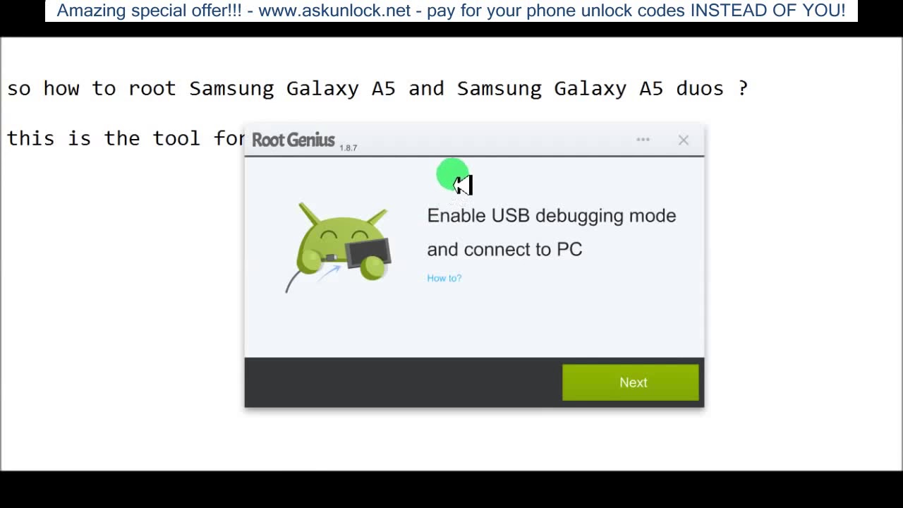 How to Root Samsung Galaxy A5 SM-A500 SM-A510 Easily one click without voiding warranty 2016