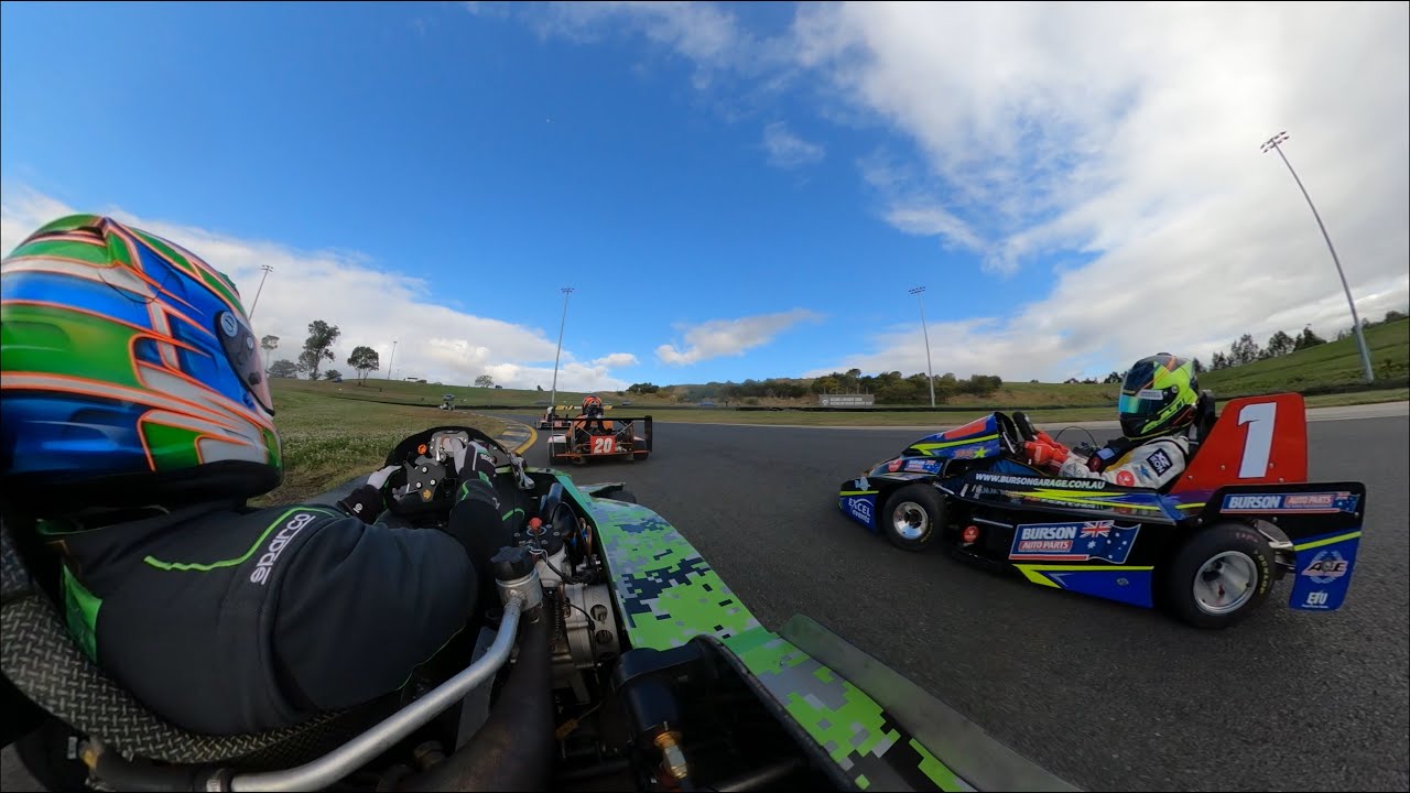 SUPERKART SPECTACULAR at EASTERN CREEK MOTORSPORT PARK. GoPro MAX 360 Full Race