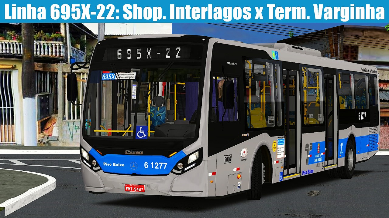 OMSI 2 | Caio Millennium IV - MB: O-500U | Linha 695X-22