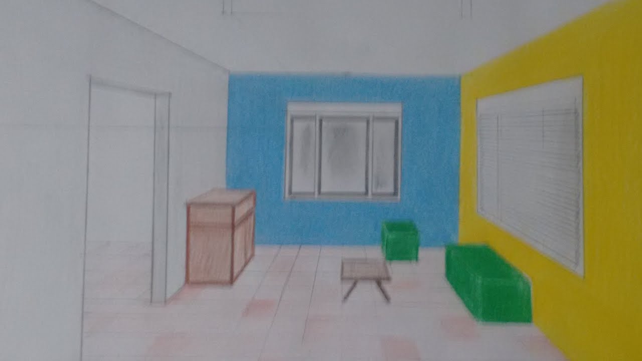 PERSPECTIVA CÓNICA BASADA EN UN PLANO 1  DE 2.