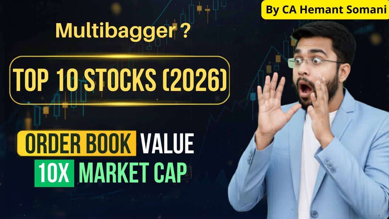Top 10 Stocks of 2026 - High Order Book Value 📈 (More than Sales & Market Cap) | Strong Fundamentals