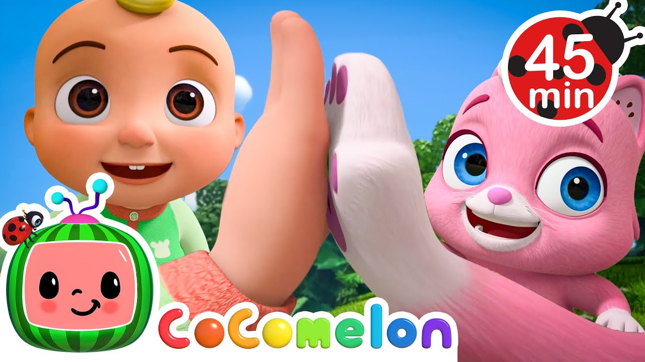 High Five! 🙏🏻 DIY With Animal Friends 🔥 | CoComelon Animal Time | Animals for Kids