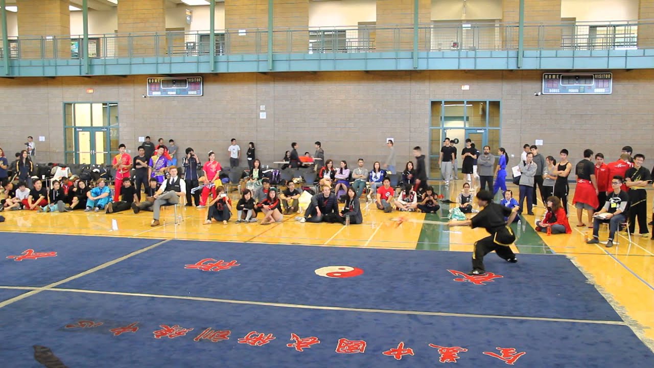 Male Advanced Spear - Ryan Zheng - Wushu Collegiates 2015