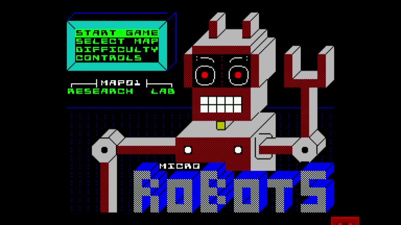 Attack of the PETSCII Robots - ZX Spectrum 48K Gameplay
