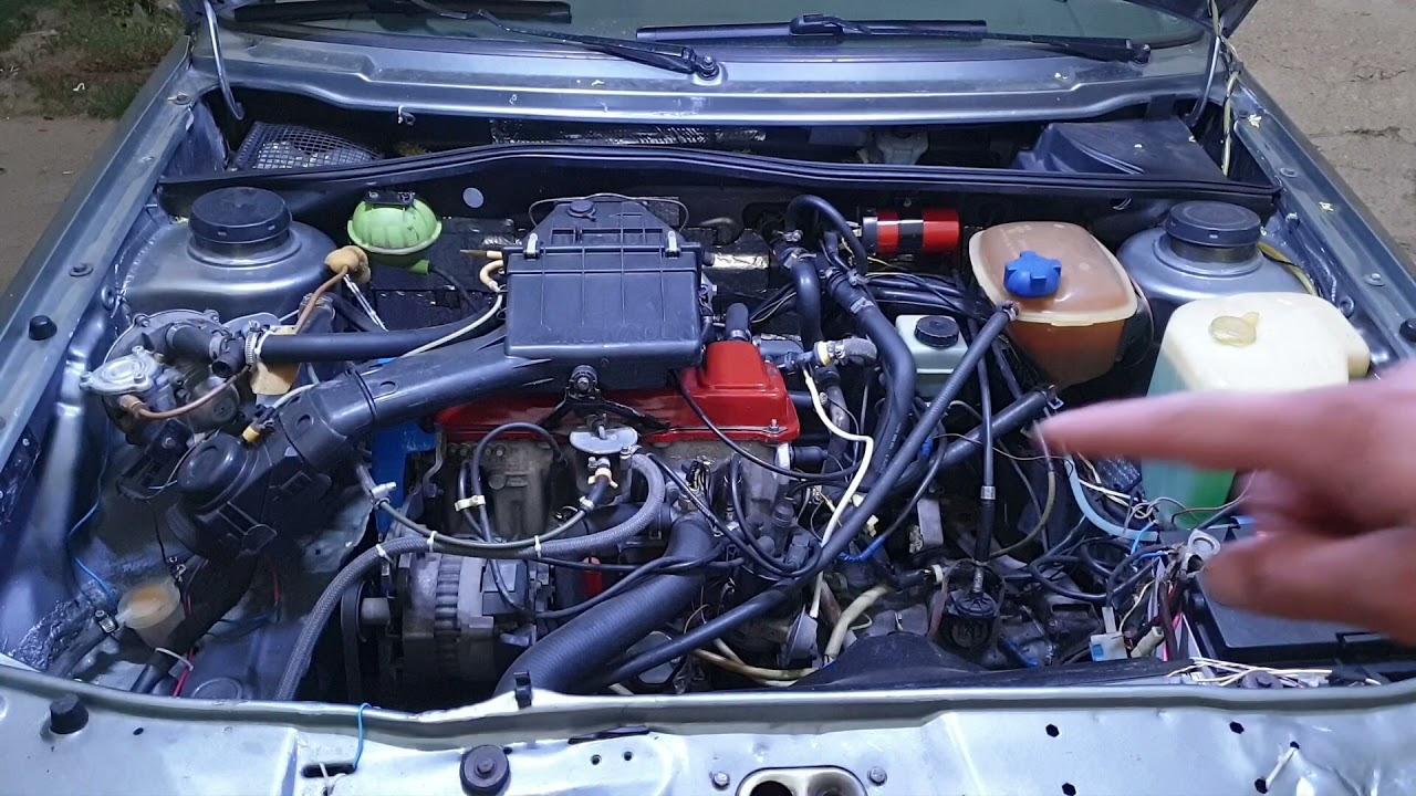 Как вымыть мотор начисто, Volkswagen Golf 2. Коротко, быстро и ясно.